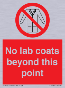 No lab coats beyond this point